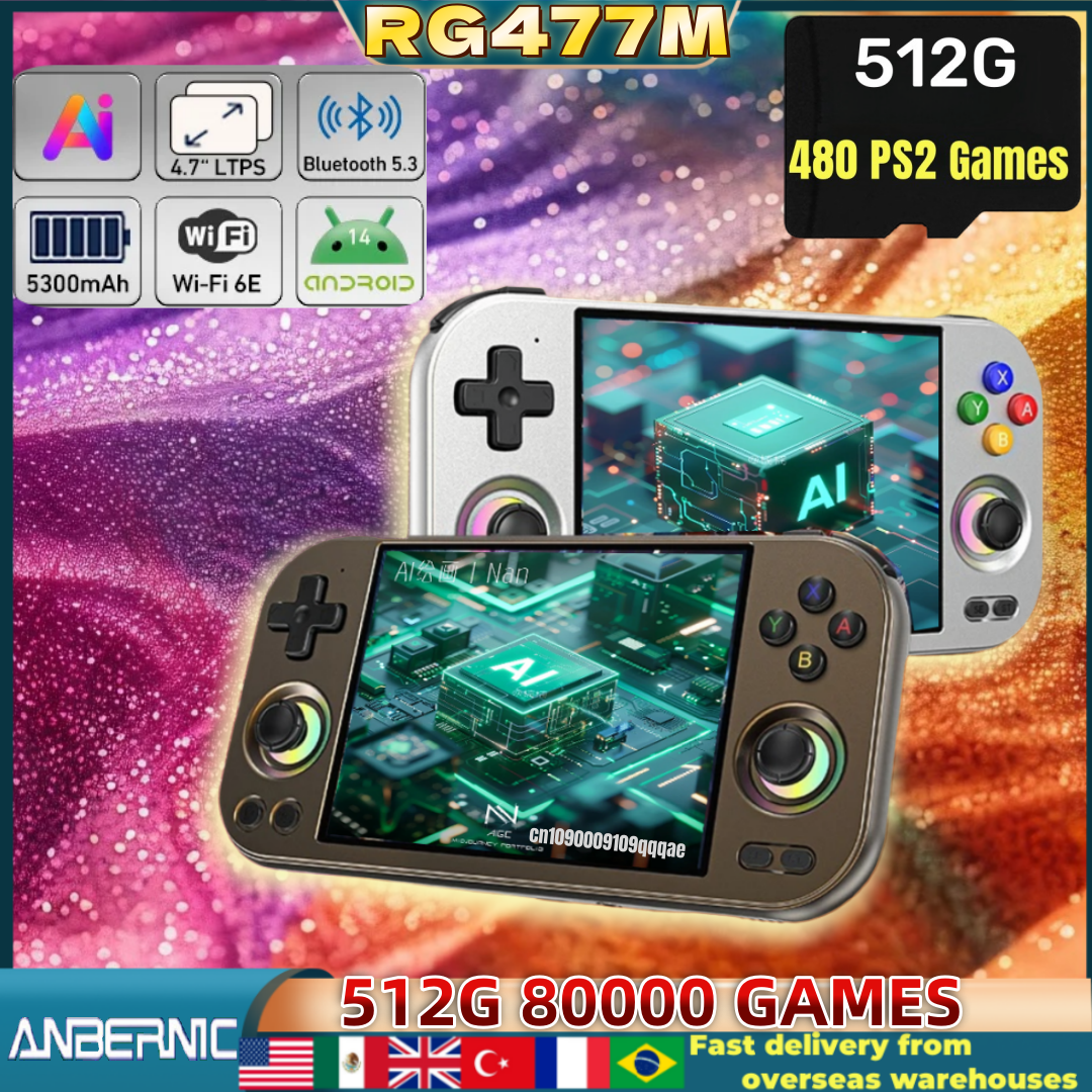 Arcade Game Jackpot - ANBERNIC RG 477M Retro Video Game