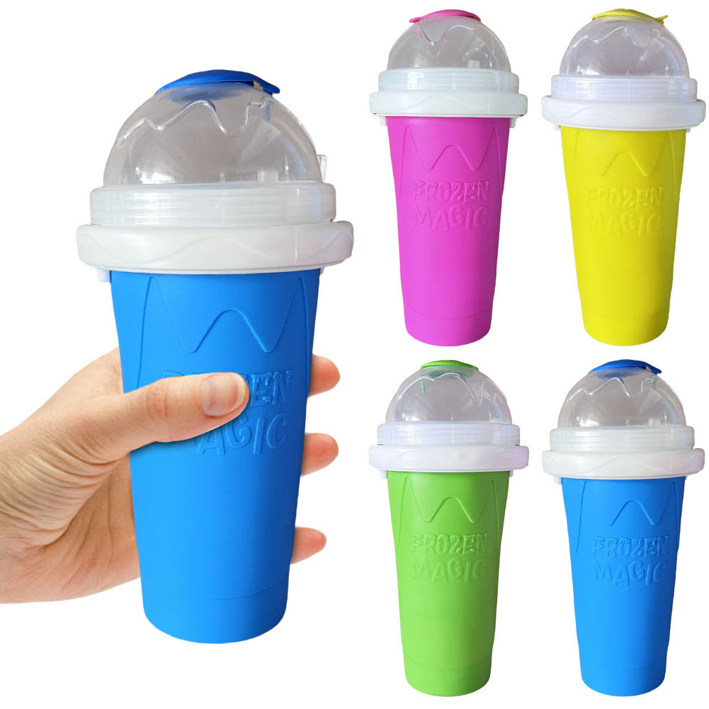 Slushie Machine Vending - 300ML Smoothies Squeeze Cup Quick Frozen