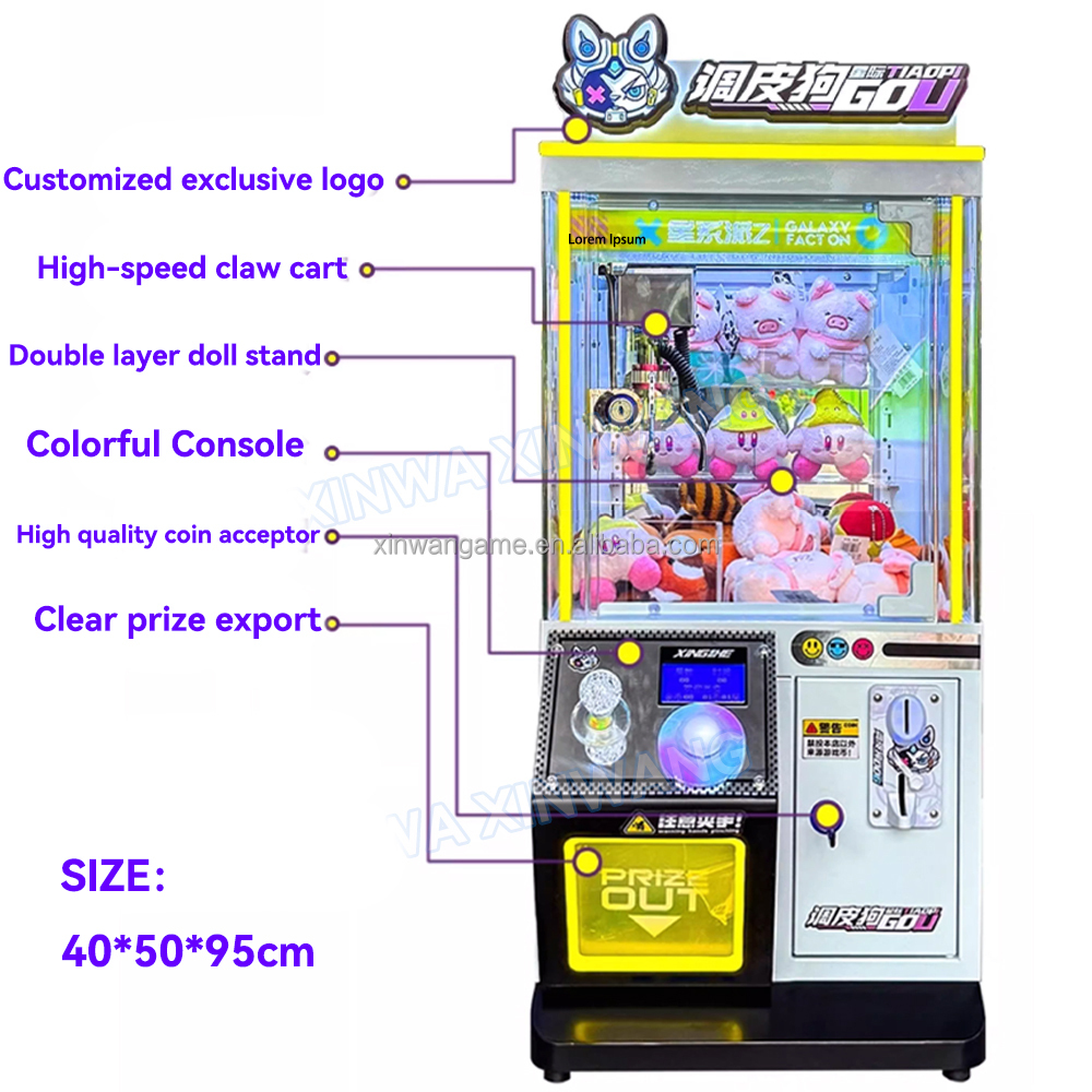 New Mini Claw Machine Crane Ke – Arcade Vending Machines For Sale Bewertung und Preis
