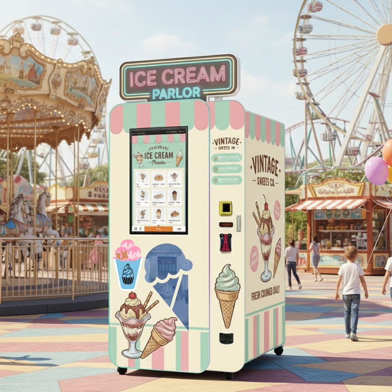 Ice Cream Vending Machine Auto – Commercial Vending Machine Bewertung und Preis