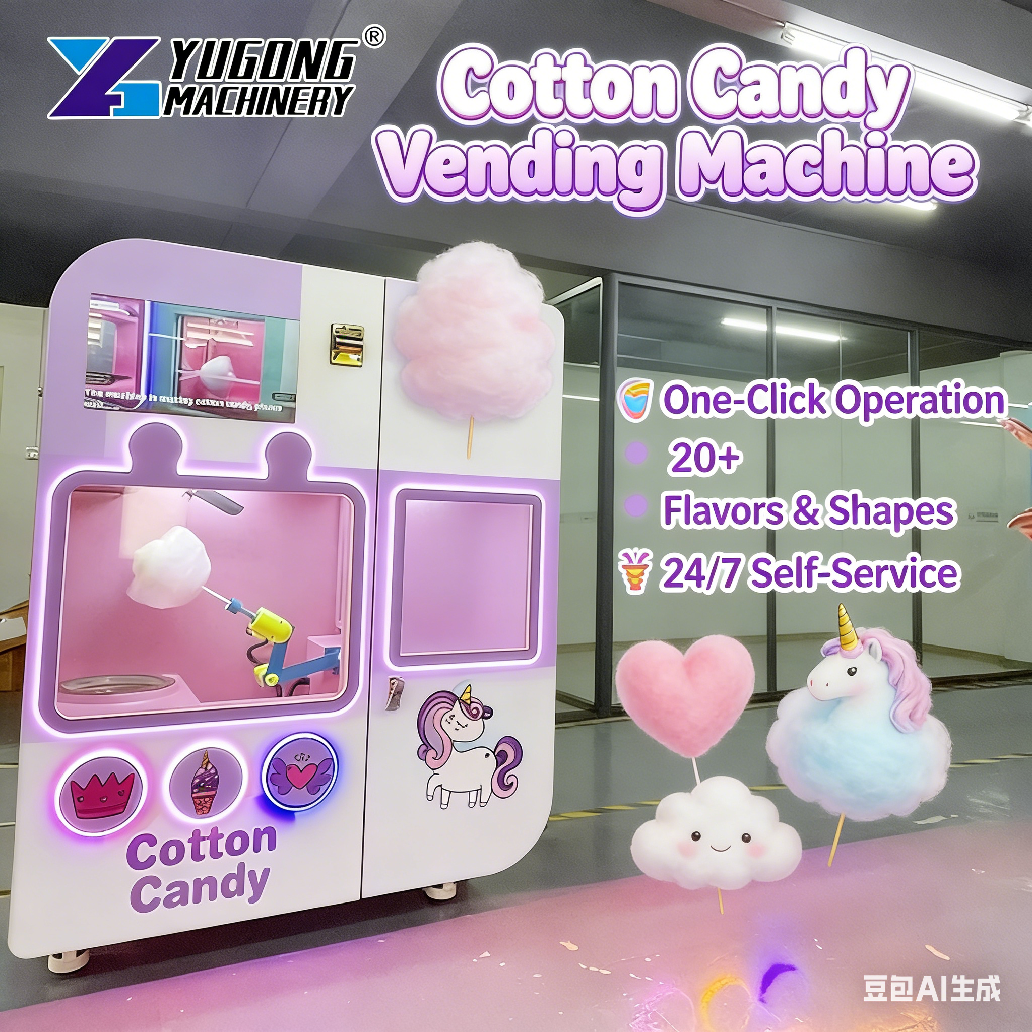 Customized 4 Colors Small Full – Candy Vending Machine Bewertung und Preis