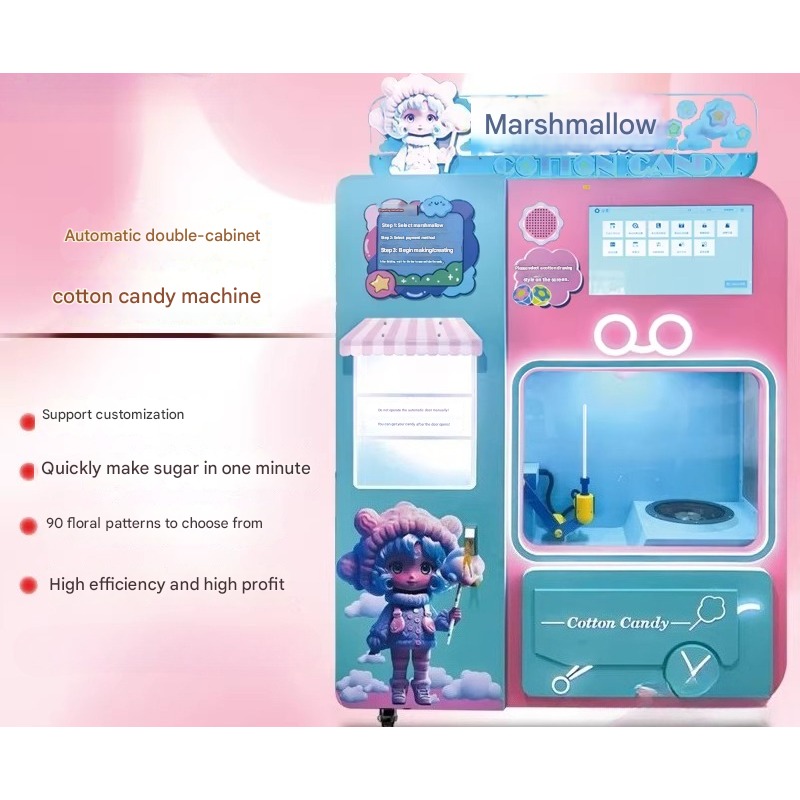 FOB Automatic Cotton Candy Ven – Vending Machine Qr Code Bewertung und Preis