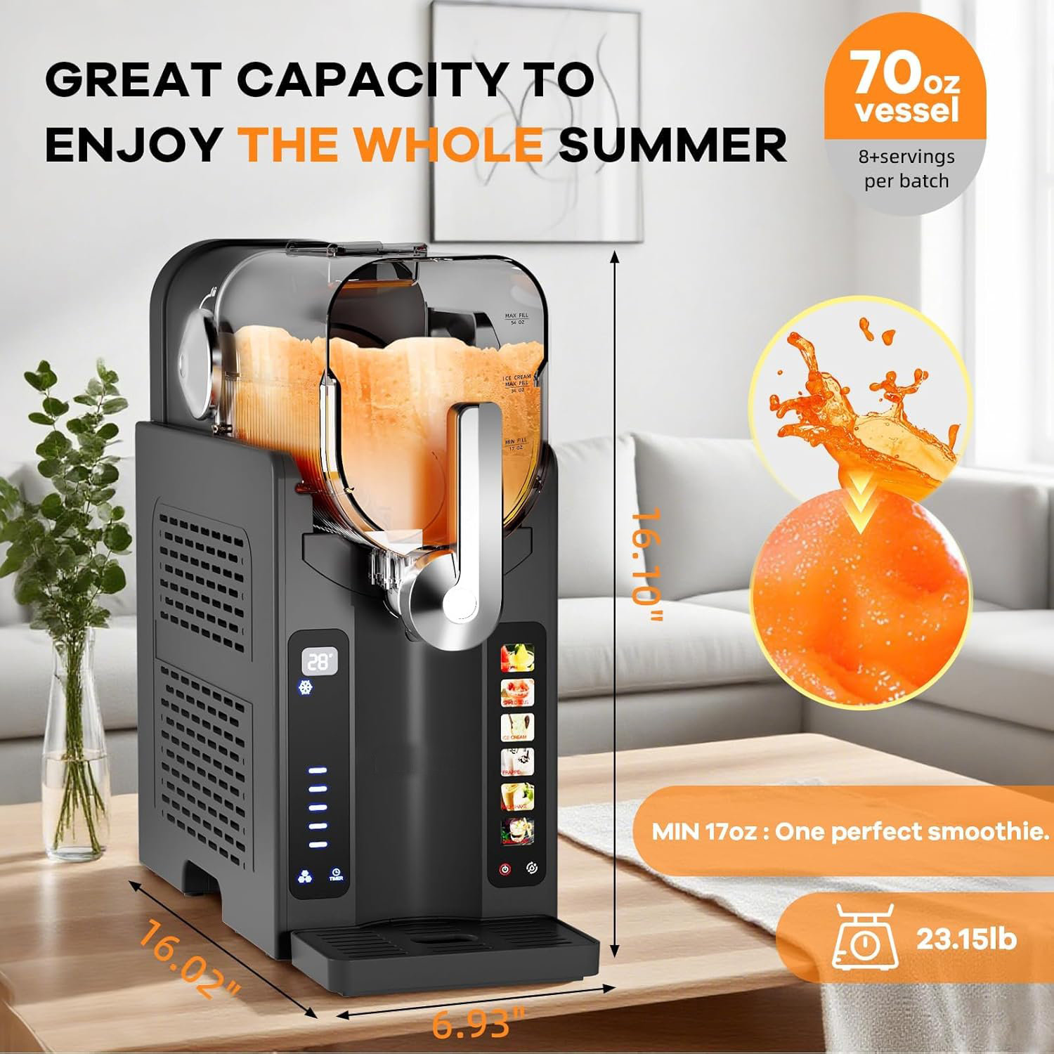 Slushie Machine for Home,70 OZ – Slushie Machine Vending Bewertung und Preis