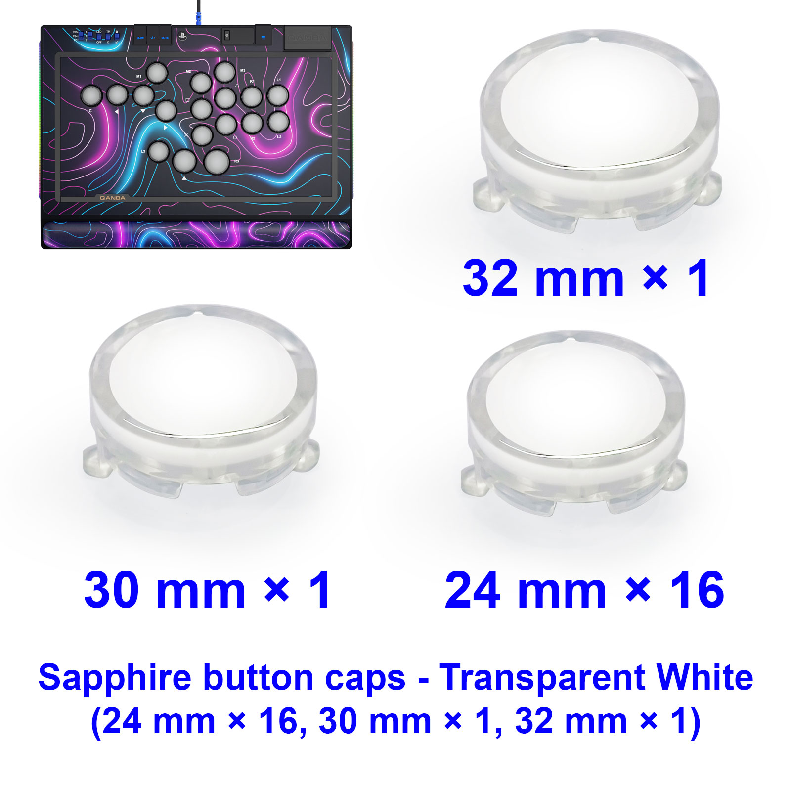 QANBA SAPPHIRE S1 Button Cap A – Joystick Arcade Parts Bewertung und Preis