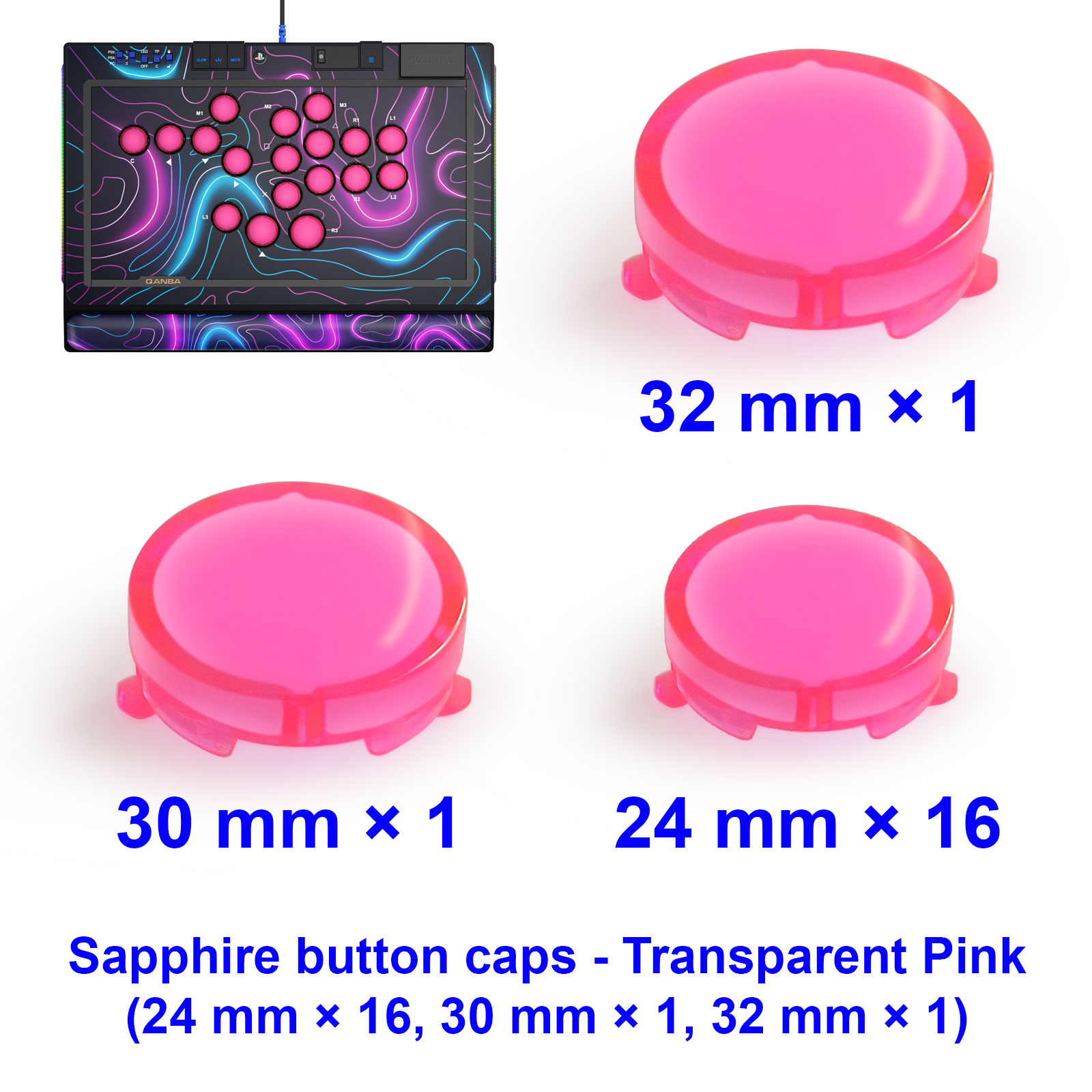 QANBA SAPPHIRE S1 Button Cap A – Joystick Arcade Parts Bewertung und Preis
