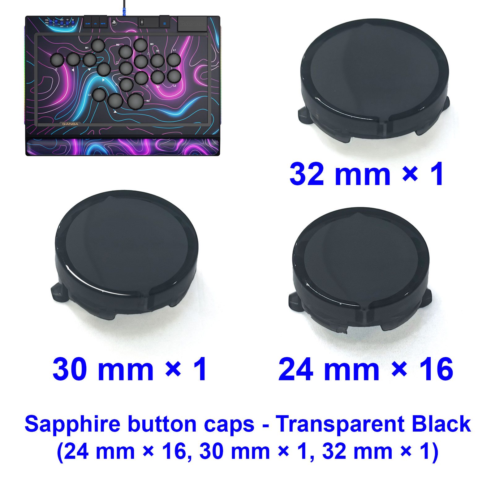 QANBA SAPPHIRE S1 Button Cap A – Joystick Arcade Parts Bewertung und Preis