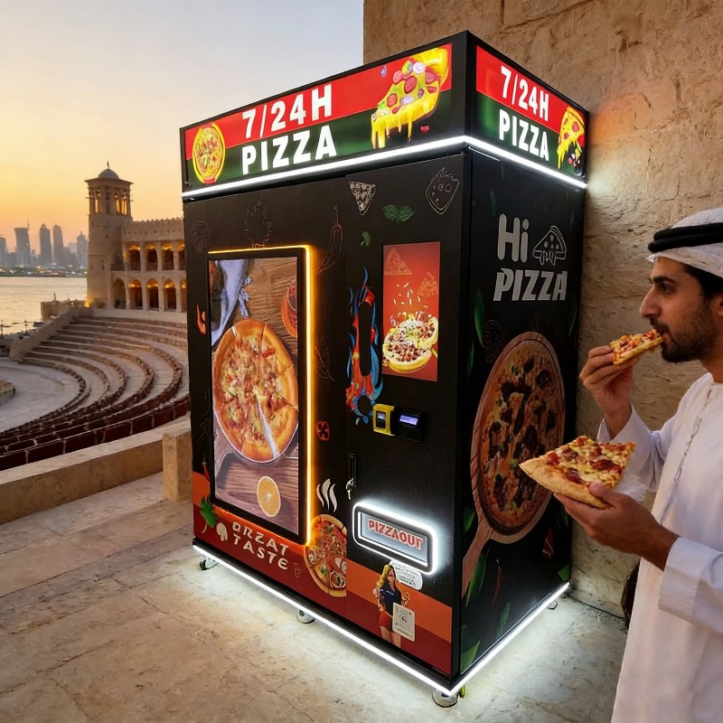 Custom Pizza Vending Machine S – Vending Machine Qr Code Bewertung und Preis