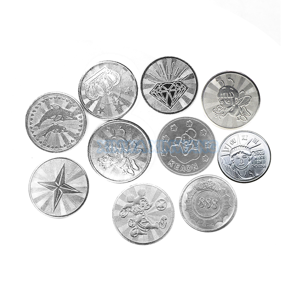 100PCS  Coins Tokens Stainless – Arcade Game Vending Machine Bewertung und Preis