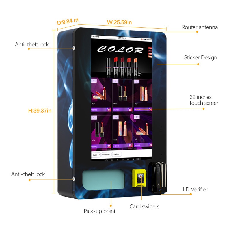 Export Wall-mounted Mini Cigar – Vending Machine Qr Code Bewertung und Preis