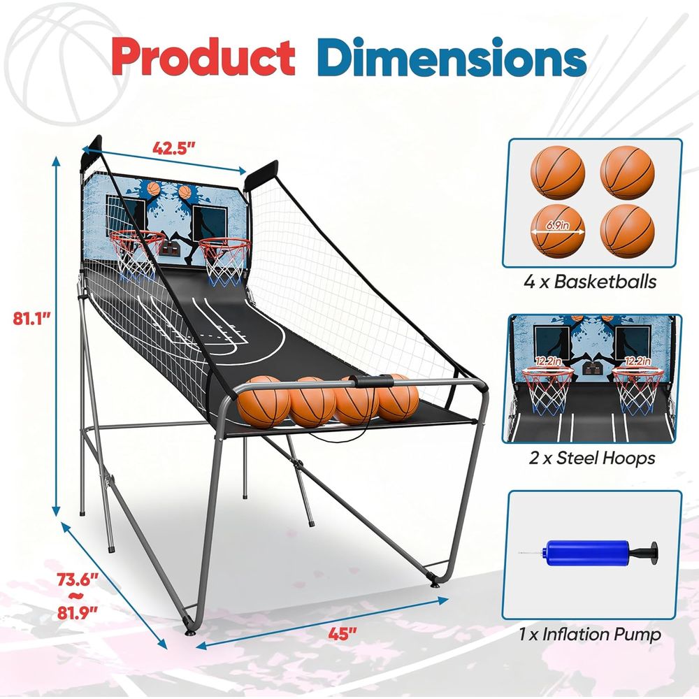 Indoor Basketball Arcade Game  – Arcade Games & Vending Llc Photos Bewertung und Preis