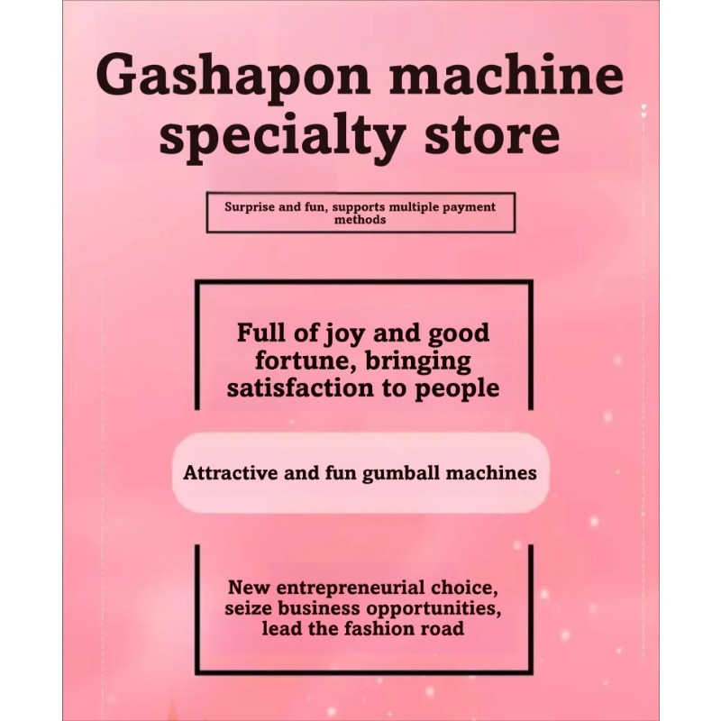 Commercial Large Gashapon Caps – Vending Machine Qr Code Bewertung und Preis