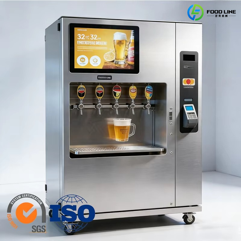 Self-Service Metal Beer Vendin – Vending Machine Qr Code Bewertung und Preis