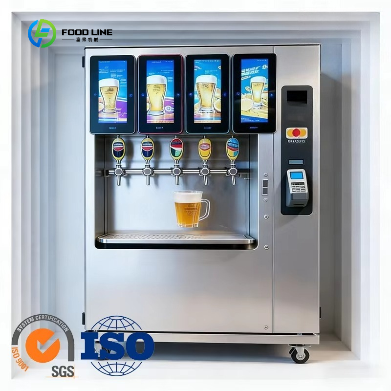 Self-Service Metal Beer Vendin – Vending Machine Qr Code Bewertung und Preis