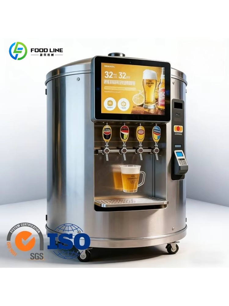 Self-Service Metal Beer Vendin – Vending Machine Qr Code Bewertung und Preis