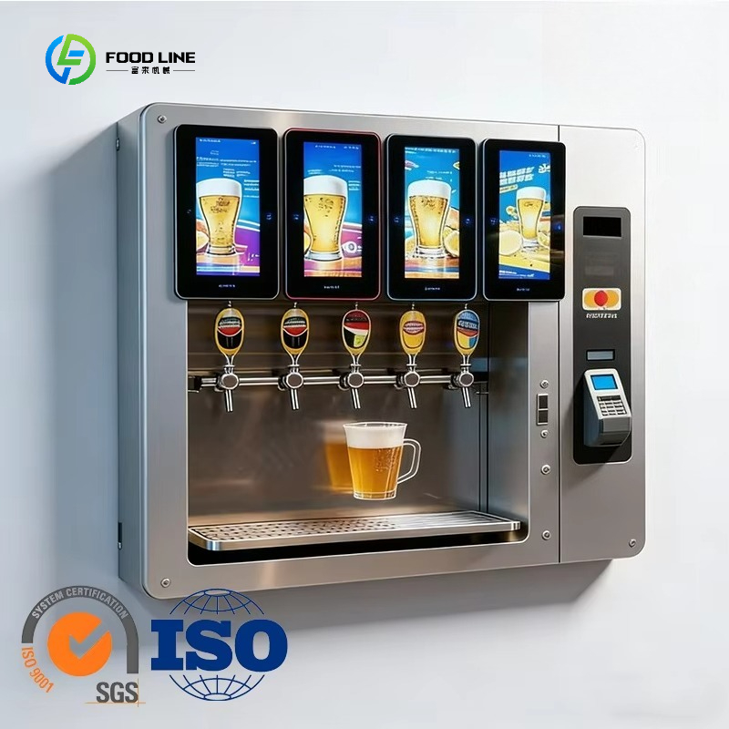 Self-Service Metal Beer Vendin – Vending Machine Qr Code Bewertung und Preis