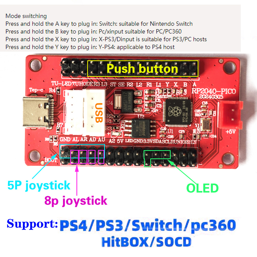 Raspberry Pi Pico Zero Delay U – Joystick Arcade Parts Bewertung und Preis