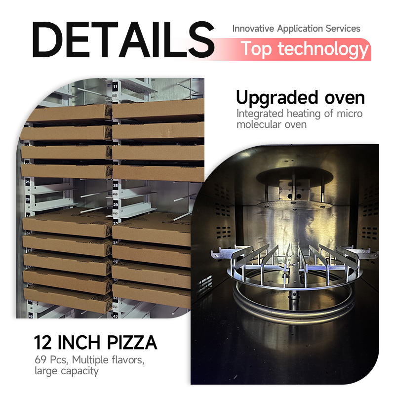 Wholesale Automated Hot Pizza  – Vending Machine Qr Code Bewertung und Preis
