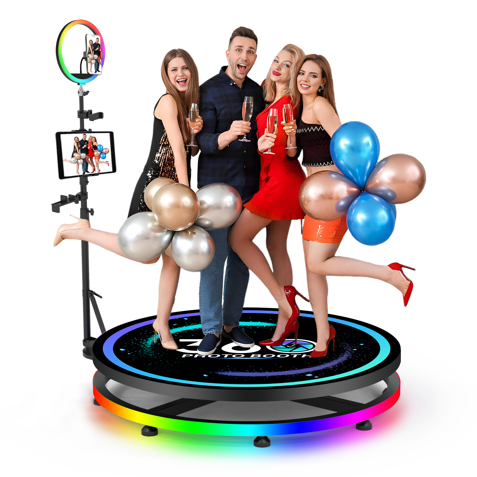360 Photo Booth with Flight Ca – Photo Booth Machine Bewertung und Preis