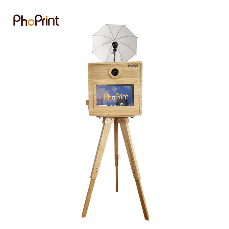 Phoprint Wood Photo Booth Vint – Photo Booth Machine Bewertung und Preis