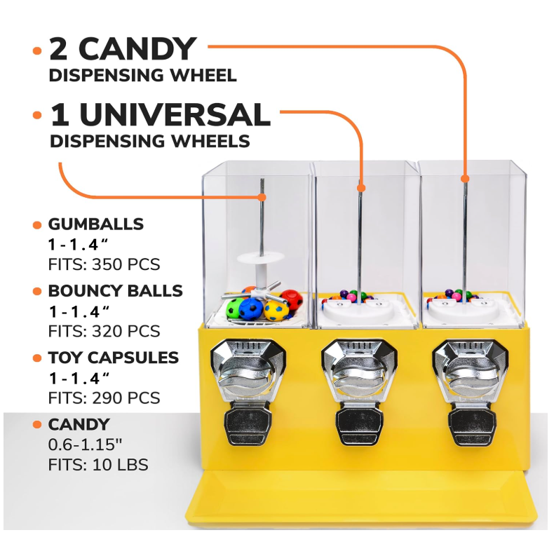 2025 Popular Deer Three-in-One – Candy Vending Machine Bewertung und Preis