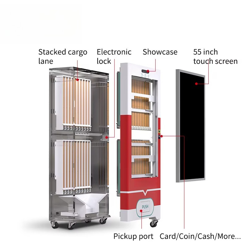 Customizable Vending Bar Outdo – Vending Machine Qr Code Bewertung und Preis
