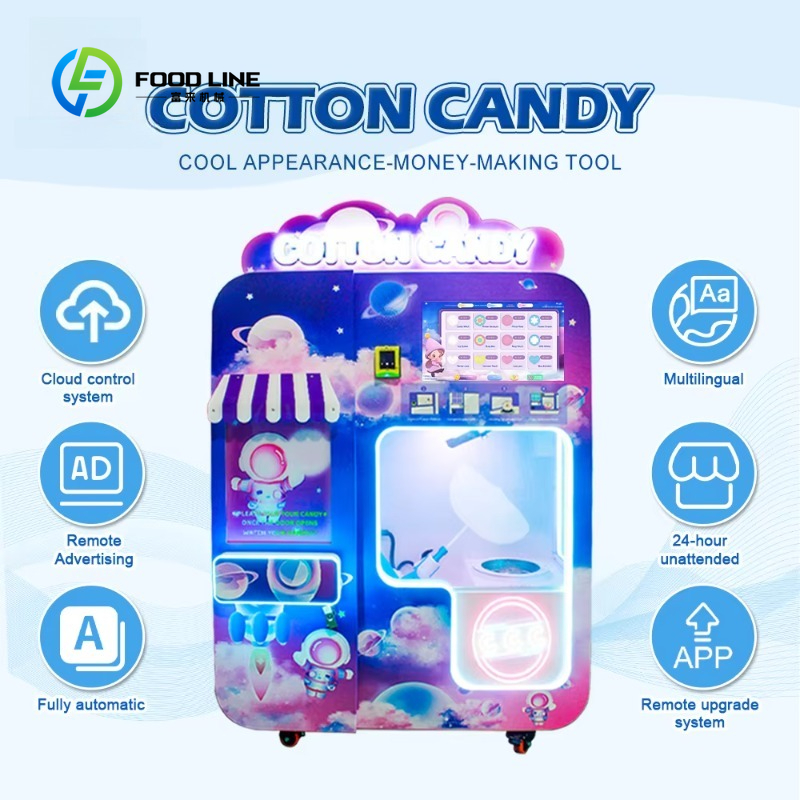 Customized Cotton Candy Vendin – Bill Acceptor Vending Bewertung und Preis